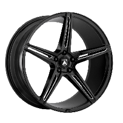 Asanti Black 20x9 ABL-22 Alpha 5 (5x112) ET+35 CB72.56 Gloss Black / Milled Edges