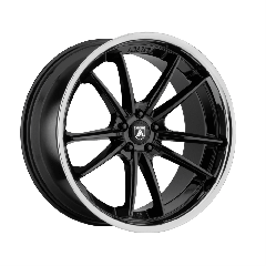 Asanti Black 20x10.5 ABL-23 Sigma (5x112) ET+38 CB72.56 Gloss Black / Chrome Lip