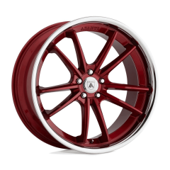 Asanti Black 20x10.5 ABL-23 Sigma (5x112) ET+38 CB72.56 Candy Red / Chrome Lip