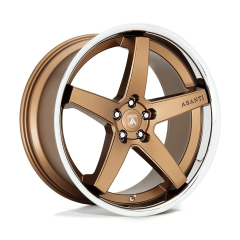Asanti Black 20x10.5 ABL-31 Regal (5x115) ET+20 CB72.56 Satin Bronze / Chrome Lip