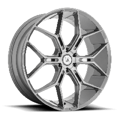 Asanti Black 26x10 ABL-38 Monarch Truck (6x135) ET+35 CB87.1 Titanium Brushed