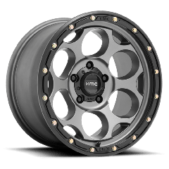 KMC 17x8.5 KM541 Dirty Harry (5x127) ET+00 CB71.5 Satin grey / Black Lip