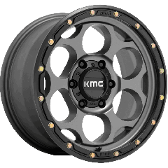 KMC 17x8.5 KM541 Dirty Harry (6x114.3) ET+18 CB66.06 Satin grey / Black Lip