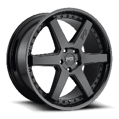Niche 18x8.5 M192 Altair (5x108) ET+40 CB72.56 Matte Black Centre / Gloss Black Lip