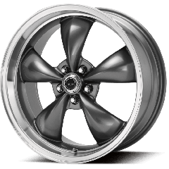 American Racing 17x9 AR105 Torq Thrust M (5x114.3) ET+24 CB72.56 Anthracite / Machined Lip