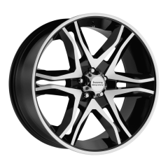 American Racing 16x8 AR893 Mainline (6x139.7) ET+00 CB106.1 Gloss Black / Machined