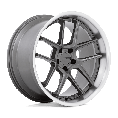 American Racing 20x9.5 AR942 Bishop (5x115) ET+15 CB71.5 Matte Gunmetal / Machined Lip