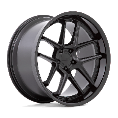 American Racing 20x9.5 AR942 Bishop (5x115) ET+15 CB71.5 Matte Black / Gloss Black Lip