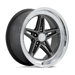 American Racing Vintage 18x10 VN514 Groove (5x114.3) ET+00 CB72.56 Anthracite / Diamond Cut Lip