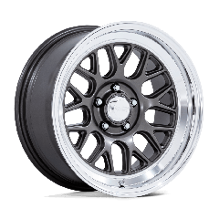 American Racing Vintage 17x10 VN516 G-Force (5x114.3) ET+25 CB72.56 Matte Anthracite / Diamond Cut Lip