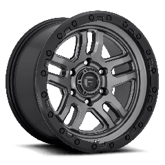Fuel 17x9 D701 Ammo (5x127) ET+1 CB71.5 Matte Gunmetal / Black Ring