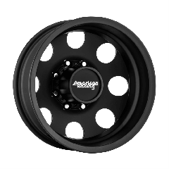 American Racing 16x6 AR204 Baja Dually (8x165.1) ET-134 CB125.1 Satin Black - Rear