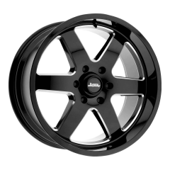 American Racing 20x9 AR926 Patrol (5x127) ET+12 CB83.06 Gloss Black / Milled Edges