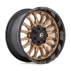 Fuel 22x10 D797 Arc (6x135/6x139.7) ET-18 CB106.1 Platinum Bronze / Black Lip