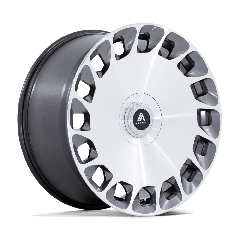 Asanti 20x10.5 AB045 Aristocrat (5x108/5x112) ET+45 CB72.56 Gloss Platinum / Bright Machined Face