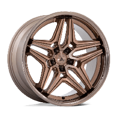Asanti 20x10.5 AB046 Duke (5x114.3) ET+18 CB72.56 Platinum Bronze / Bronze Lip