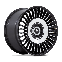 Asanti 20x10.5 AB040 Tiara (5x108/5x112) ET+45 CB72.56 Satin Black / Bright Machined Face
