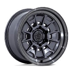 Black Rhino 17x8.5 BR021 Mondo (6x139.7) ET+20 CB106.1 Matte Gunmetal / Gloss Grey Lip