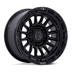 Black Rhino 17x8.5 BR025 Rival (5x114.3) ET+25 CB72.56 Matte Black / Gloss Black Lip