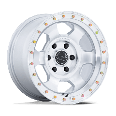 Black Rhino 17x8.5 BR029 Trooper (5x114.3) ET+25 CB72.56 Gloss Silver / Machined Face