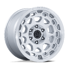 Black Rhino 17x8.5 BR026 Congo (5x114.3) ET+25 CB72.56 Gloss Silver / Machined Face