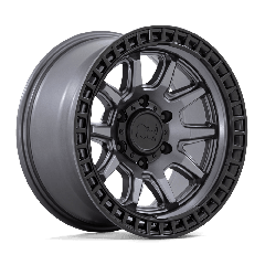 Black Rhino 17x8.5 Calico (5x120) ET+34 CB74.1 Matte Gunmetal / Matte Black Lip