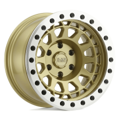 Black Rhino 17x8.5 Primm Beadlock (5x127) ET-38 CB71.5 Matte Gold / Machined Ring