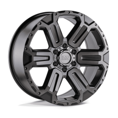 Black Rhino 17x8.5 Wanaka (6x139.7) ET+12 CB112.1 Matte Gunmetal / Brushed Tinted Face