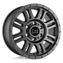 Black Rhino 18x8 Yellowstone (6x130) ET+48 CB84.1 Matte Gunmetal