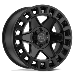 Black Rhino 17x9 York (5x127) ET-12 CB71.5 Matte Black