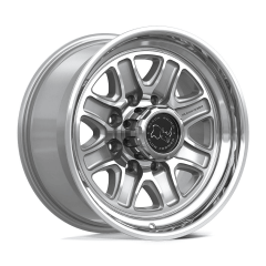 Black Rhino 17x8.5 BR032 Echo (6x135) ET+00 CB87.1 Gloss Silver / Machined Face