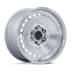 Black Rhino 17x8 BR036 Basin (6x130) ET+32 CB84.1 Gloss Silver / Machined Face
