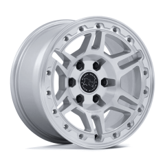 Black Rhino 17x8 BR039 Vanguard (6x114.3) ET+32 CB66.06 Gloss Silver / Machined Face