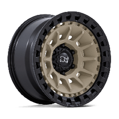 Black Rhino 17x8.5 Barrage (5x127) ET-10 CB71.5 Desert Sand on Matte Black