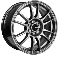 King 14x6 Circuit (4x100/4x114.3) ET+35 CB73.1 Hyper Silver