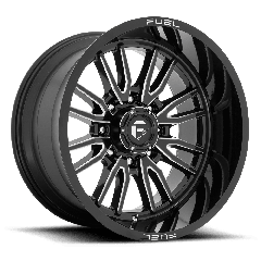 Fuel 20x10 D761 Clash (8x170) ET-18 CB125.1 Gloss Black / Milled Edges