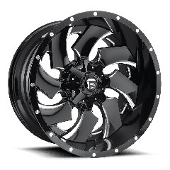 Fuel 20x9 D574 Cleaver (5x114.3/5x127) ET+1 CB78.1 Gloss Black / Milled Edges