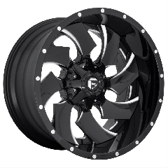 Fuel 20x12 D239 Cleaver (8x165.1) ET-44 CB125.2 Matte Black / Milled Edges