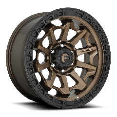 Fuel 15x8 D696 Covert (5x114.3) ET-19 CB72.56 Matte Bronze / Black Ring