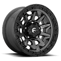 Fuel 15x8 D716 Covert (5x114.3) ET-19 CB72.56 Matte Gunmetal / Black Ring