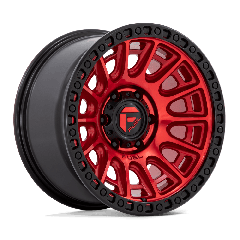 Fuel 17x9 D834 Cycle (5x127) ET+1 CB71.5 Candy Red / Black Ring