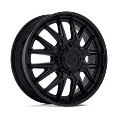 Fuel 20x8.25 D406 Catalyst Dually (8x200) ET+105 CB142 Matte Black / Gloss Black Lip