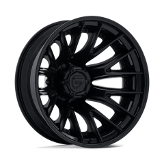 Fuel 20x8.25 D406 Catalyst Dually (8x200) ET-202 CB142 Matte Black / Gloss Black Lip