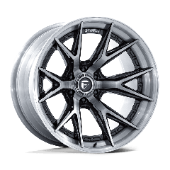Fuel 17x9 FC402 Catalyst Fusion Forged (6x135) ET+1 CB87.1 Gloss Black / Grey Tint Brushed Face & Lip