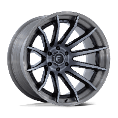 Fuel 20x10 FC403 Burn Fusion Forged (5x127) ET-18 CB71.5 Gloss Black / Grey Tinted Brushed Face and Lip