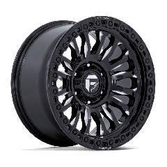 Fuel 17x9 FC857 Rincon (6x135) ET+1 CB87.1 Gloss Black / Milled Edges