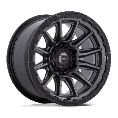 Fuel 17x8.5 FC866 Piston (5x114.3) ET+25 CB72.56 Matte Gunmetal / Gloss Black Lip