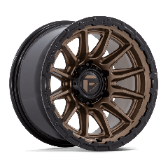 Fuel 17x8.5 FC866 Piston (5x114.3) ET+25 CB72.56 Matte Bronze / Gloss Black Lip