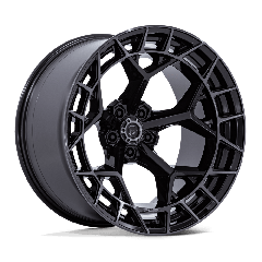 Fuel 17x9 FC873 Charger (5x127) ET+1 CB71.5 Gloss Black / Brushed Face Dark Tint