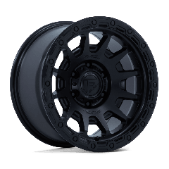 Fuel 17x8.5 FC884 Fortress (6x135) ET+00 CB87.1 Matte Black / Gloss Black Lip
